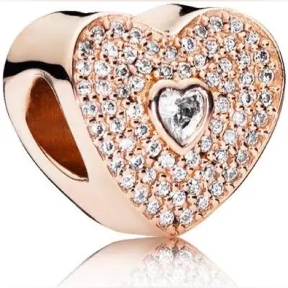 Pandora Rose Gold Heart Charm